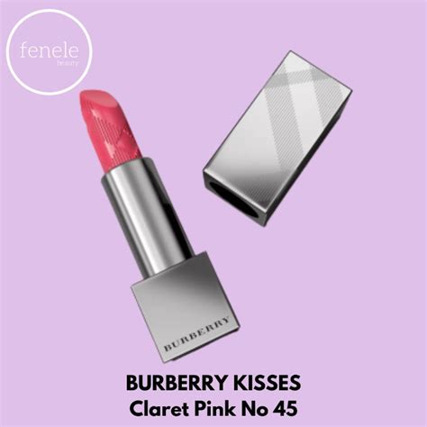 burberry claret pink no 45 soft magenta|reviews of No. 45 Claret Pink, a Burberry Burberry Kisses.